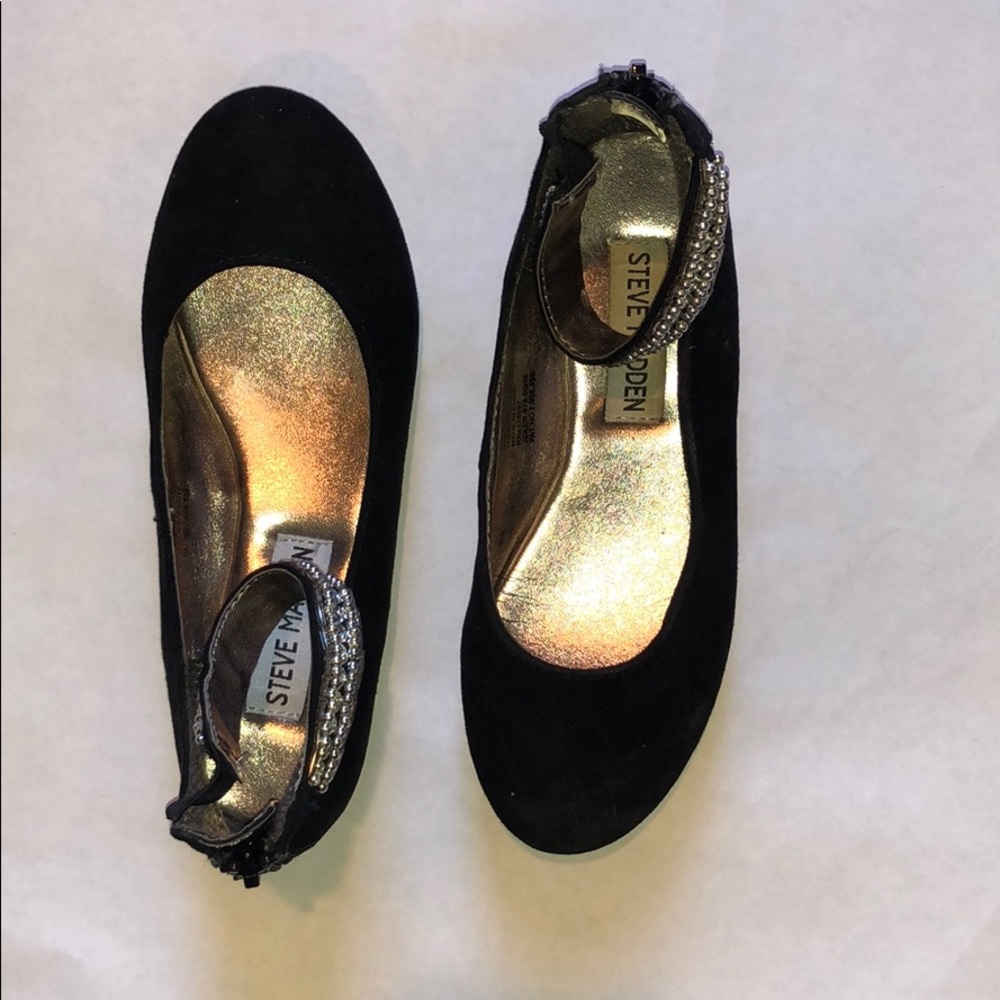 Steve maddens black ballet dress shoes size 13